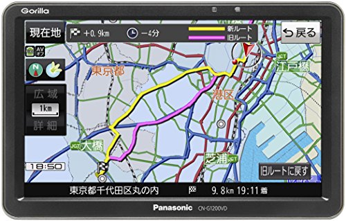 Panasonic ポータブルナビ　gorilla CN-G1200VD ヨドバシ.com - パナソニック Panasonic CN-G1200VD [7V型 SSD